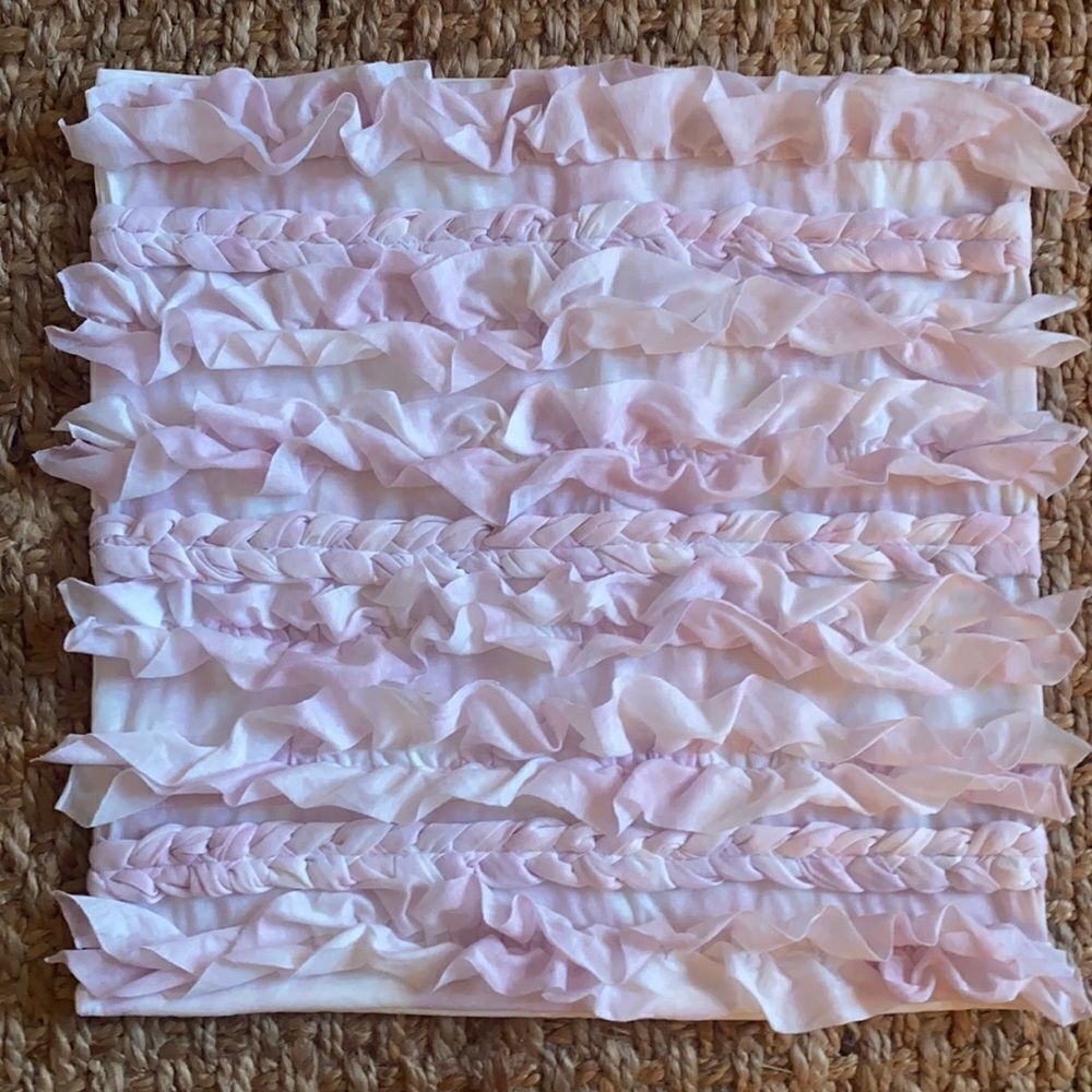 Pottery Barn Teen Ruffle Pillow Cover